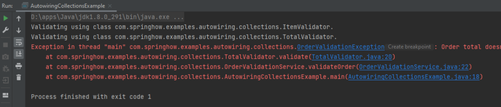 bean ordering while autowiring collections